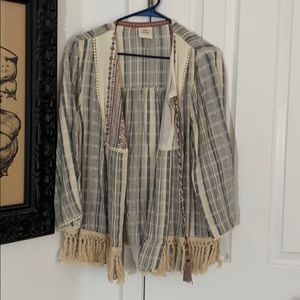 BoHo lightweight embroidered jacket